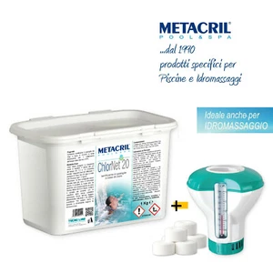 ChlorNet 20 1Kg pastiglie da 20 gr +Dosatore Galleggiante x PISCINA e SPA - Foto 1 di 2