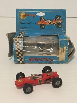 POLITOYS PENNY N.0/9 FERRARI 36V F1 1/66 SCALE MADE IN ITALY - Image 1 of 4