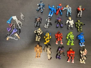 Mega Blocks Halo Figure Spartan Grunt lot of 20 with weapons Lot T607 - Picture 1 of 1