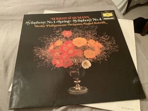 DG 2535 116 Schumann Symphony no. 1 & 4 Rafael Kubelik  Ex Lp German Import - Picture 1 of 3