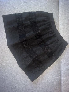 NEW Xhilaration Floral Embroidered Skirt Women's Size S Black - Picture 1 of 2