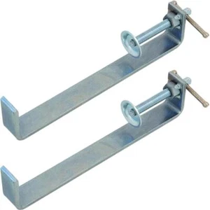 Neilsen 2pc Bricklaying Profile Clamp Brick DIY Clamps 200mm 8" T Blot - Picture 1 of 2