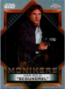 Apodos cromados de Star Wars de Han Solo ""Scoundrel"" 2023 #M-5 - Imagen 1 de 2