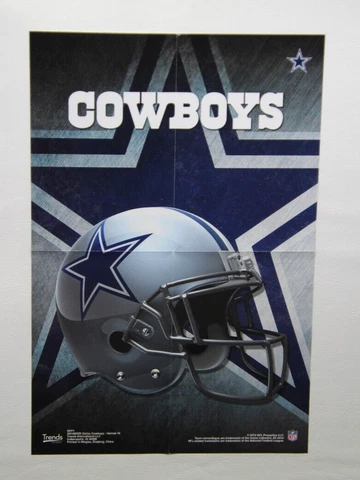 NFL Football Team DALLAS COWBOYS Vending Machine Mini Poster 6"x9" in Folder Cover
