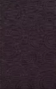 Purple Transitional Loops Rings Area Rug Circles DV3 - Picture 1 of 35