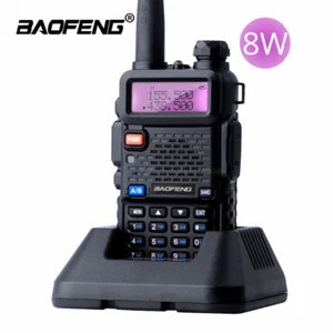 BaoFeng UV-5R Real 8W Walkie Talkie Dual Band VHF/UHF Two-Way Radios Transceiver - Picture 1 of 11