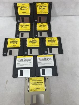 The Print Shop Deluxe, Companion Plus Windows IBM TANDY 1992 w/ 3.5” Floppy 6S1 - Image 1 of 4