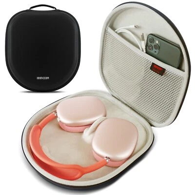 Estuche rígido iBenzer para auriculares Apple Airpods Max estuche de transporte de viaje Foto 1 de 4