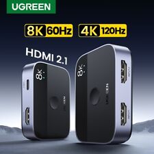 UGREEN HDMI 2.1 Splitter 8K 60Hz 4K 120Hz 2 in 1 Switch For TV Xiaomi Xbox PS5