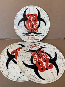 28 Days Later promo window cling - NOT USED 1x Horror Zombie - Picture 1 of 1