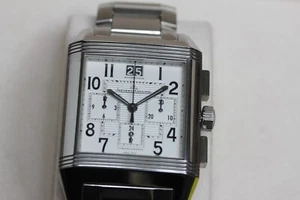 JAEGER LECOULTRE REVERSO SQUADRA BIG DATE CHRONOGRAPH 230.8.45 MENS WATCH superb - Picture 1 of 14