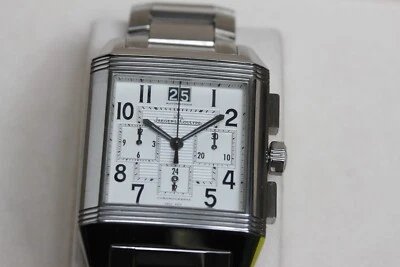 JAEGER LECOULTRE REVERSO SQUADRA BIG DATE CHRONOGRAPH 230.8.45 MENS WATCH superb - Image 1 of 4