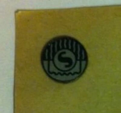 Calcomanía con logotipo de repuesto único para micrófonos SHURE 55 - Parte Shure # 39A13D Foto 1 de 2