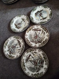 Johnson Brothers The Friendly Village - Sugar Maples 6" Bread/Dessert Plates (5) - Picture 1 of 6
