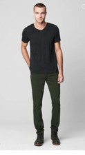 BLANKNYC REVOLVE Mens Wooster Slim Fit Jean 38x32 Dark Green Comfort & Casual 