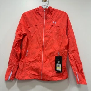Under Armour Womens Storm Jacket Medium Waterproof Hood Zip NWT $160 Athletic - Picture 1 of 11