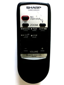 SHARP CAMCORDER REMOTE G0072TA for VLE630U VLE658U VLE680H VLE680S VLE780U - Picture 1 of 1
