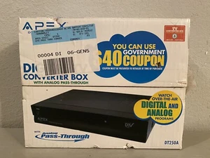 APEX Digital TV Converter Box mit Fernbedienung DT250, BRANDNEU in Box - Bild 1 von 6