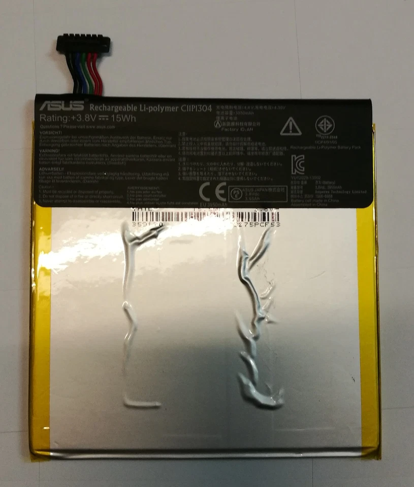 Batteria Asus MeC11P1304 180A K00L 3.8V 15Wh - Immagine 1 di 1