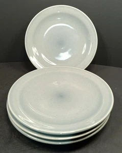 Juego de 4 platos de ensalada gris moteado Pebble Stone by Block Basics 1998 vintage - Imagen 1 de 12