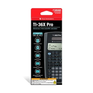 Texas Instruments TI-36X Pro Advanced, 4-zeiliger technischer/wissenschaftlicher Taschenrechner - Bild 1 von 6