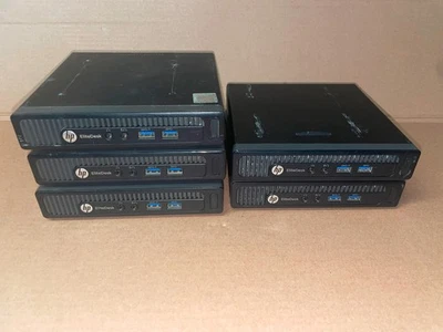 LOT 5x HP EliteDesk 705 G1 DM. 3.10GHz AMD A8 PRO 7600B. 8GB. NO HDD. NO AC. - Image 1 of 4