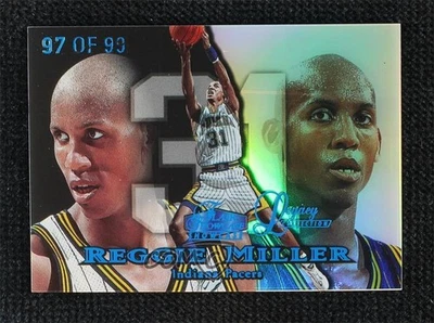 Flair Showcase Legacy Collection 1998-99 fila 1/99 Reggie Miller #31L patio Foto 1 de 2