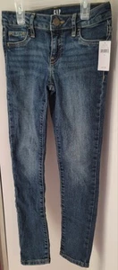 GAP Denim Stretch Super Skinny Jeans Youth Medium Wash Girls Size 7 - Picture 1 of 4