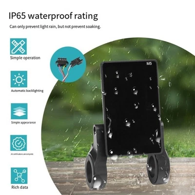 Instrument de vélo Smart LCD écran couleur pour scooters électriques avec con - Image 1 of 4