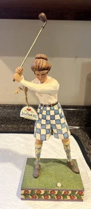 2005 Jim Shore Heartwood Creek Lady Golfer 16.5" Sculpture - Picture 1 of 7