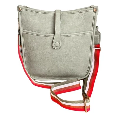 New Sage Green Crossbody Bags Trendy Purse Designer 2 Straps Natural Everyday - Image 1 of 4