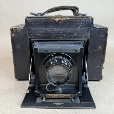 Câmera Graflex Folmer & Schwing 3A com lente 5x7 Bausch & Lomb Tessar - Imagem 1 de 4