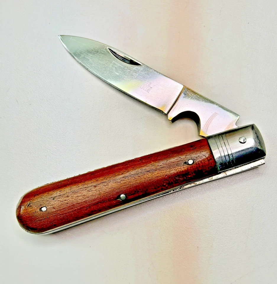 RARO -- HERRAMIENTAS DE GUIJARROS 4.4" Long BARLOW con MANGOS DE MADERA -- HECHO EN ALEMANIA Foto 1 de 4