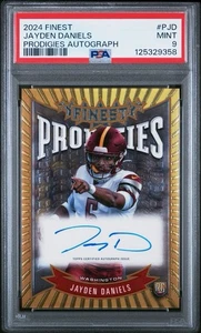 ๐ฅ Jayden Daniels 2024 Topps Finest Prodigies Auto Rookie PSA 9 Commanders ๐ฅ - Picture 1 of 3