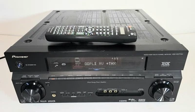 Pioneer VSX-1017TXV-K 7.1 Channel THX Receiver Remote Bundle Works Perfect - Image 1 of 4