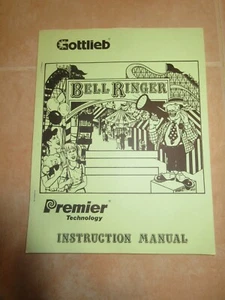 Gottlieb GLOCKENRINGER Redemption Arcade Original Handbuch inkl. Schaltpläne - Bild 1 von 2