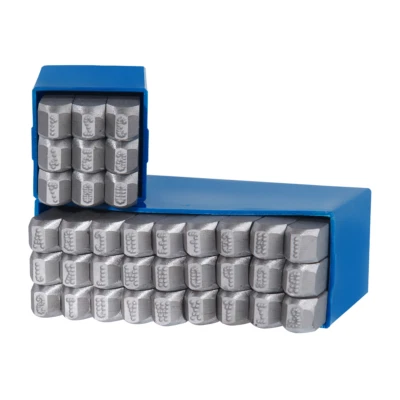 GRAVUREM-RP Jeu chiffres à frapper 0-9 ou / et Jeu lettres A-Z,& DOTSTRESS