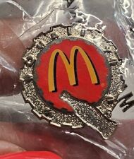 Mcdonalds Best Coke 2001 Quality Employee Pin Lapel Hat Apron New In Bag Vintage