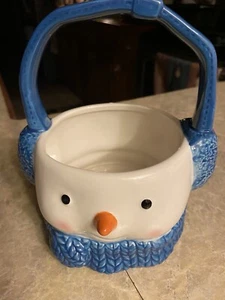 Contenedor de cerámica muñeco de nieve Let it - Imagen 1 de 2