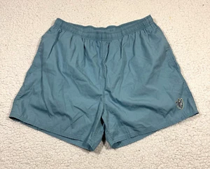 Baja Blue Swimming Trunks Men's Size L Blue Drawstring Vintage 90's Board Shorts - Picture 1 of 5