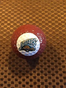 LOGO GOLF BALL-NFL..JACKSONVILLE JAGUARS...BROWN FOOTBALL LOGO!!!! COOL!! - Picture 1 of 2