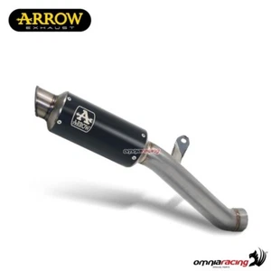Escape Arrow GP2 racing negro para Kawasaki ZX6R 636 2013-2016 - Picture 1 of 8