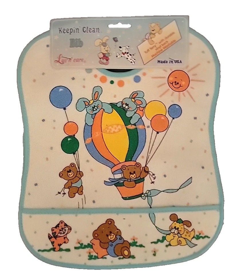 LUV N' CARE VINTAGE 1994 LOVE MY GRANDPA TUFF AND TERRY BIB