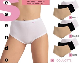 Mutande Coulotte Donna Donna in cotone Bielastico Essendo B4002 (mod. Liabel) - Picture 1 of 11