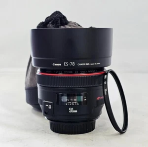 Lente #Canon EF 50 mm f/1,2 L USM 50,2 (1384803) CÓDIGO UX (como nueva) - Imagen 1 de 4