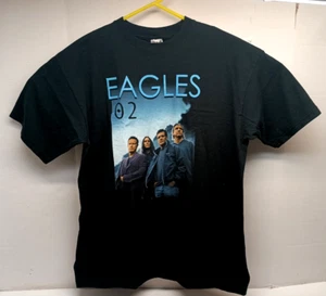 Vintage Eagles 2002 Tour schwarz T-Shirt doppelseitige Grafik Classic Rock Gr. LG - Bild 1 von 5