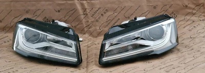ORIGINAL AUDI A8 4H 2014 - 2017 Xenon Scheinwerfer Satz Set 4H0941043 4H0941044 - Bild 1 von 4