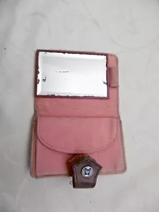 ANCIEN ÉTUI "LANCEL" POUR MAQUILLAGE AVEC MIROIR BISEAUTÉ - Imagen 1 de 10