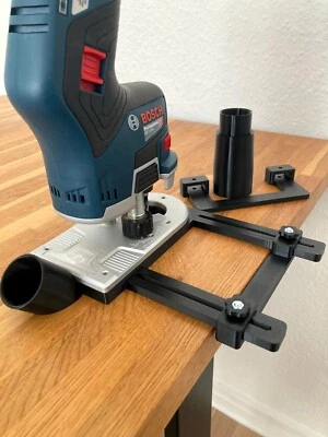 Parallelanschlag passt für Bosch Professional GKF12V Oberfräse made by druckbar - Bild 1 von 4