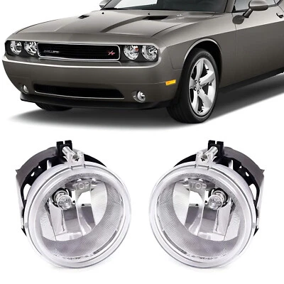 For Dodge Challenger Charger Nitro Avenger Caliber Clear Fog Lights Bumper Lamps Foto 1 de 4